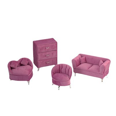 Flanel divan uslubidagi zargarlik qutisi